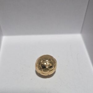 Gold Soccer Ball Charm